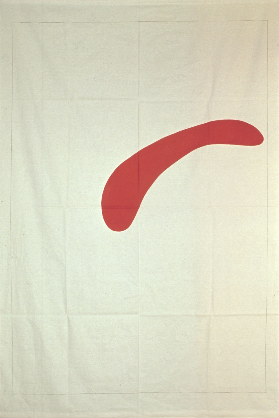 Dyeing Painting on Cotton #YT-001 (1976) [99″ x 66″]