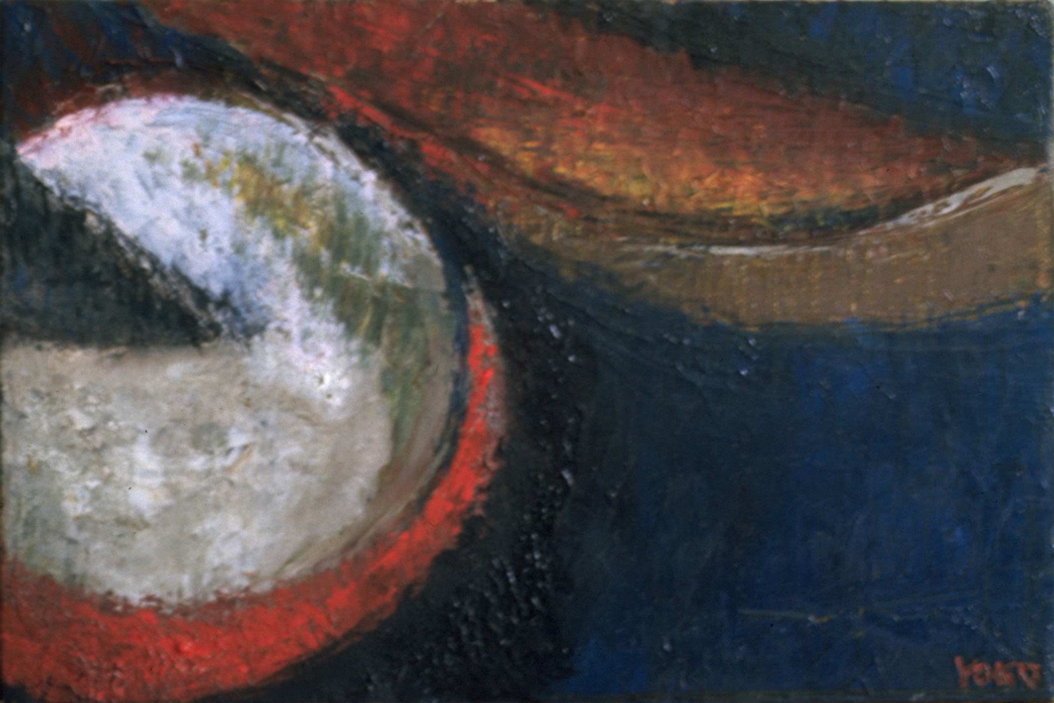 Untitled A44 (1967) – Yoko Toda’s First Oil Painting