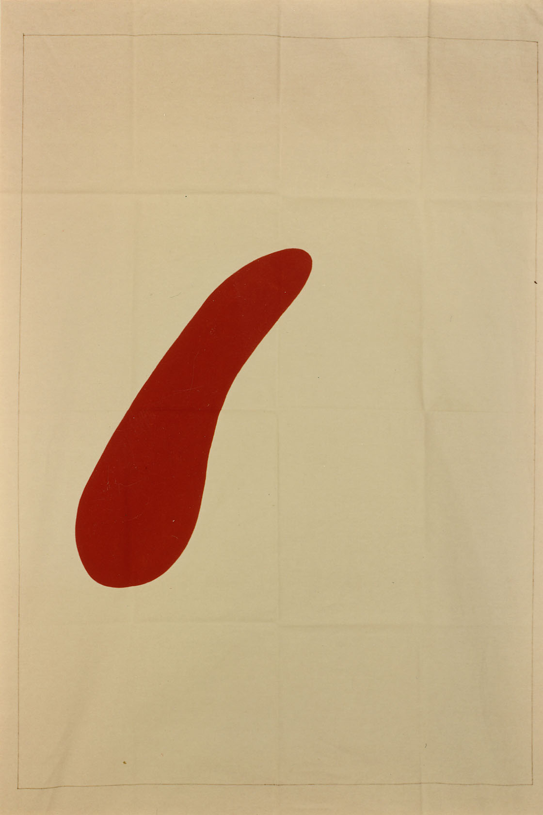 Dyeing Painting on Cotton #YT-025 (1976) [99″ x 66″]