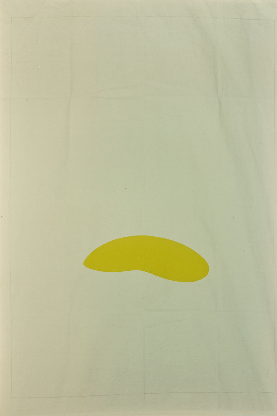 Dyeing Painting on Cotton #YT-027 (1976) [99″ x 66″]